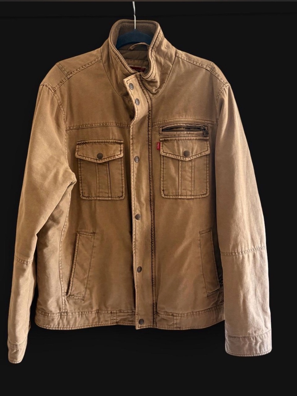 Levi's Men's Brown Canvas Utility Jacket